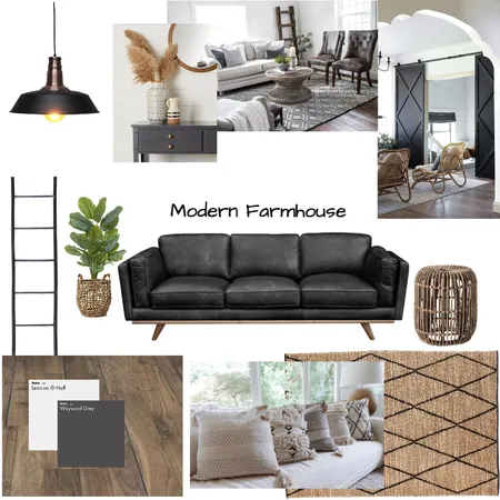 Modern Farmhouse Interior Design Mood Board by Britcathryn on Style Sourcebook