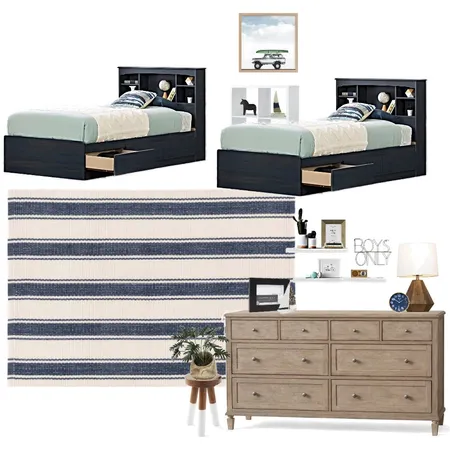 Boys Bedroom Interior Design Mood Board by kgiff147 on Style Sourcebook