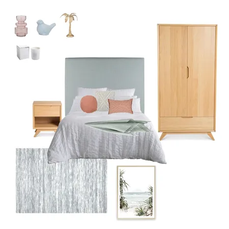 Bedroom Teal Mood Board Interior Design Mood Board by Steph Nereece on Style Sourcebook