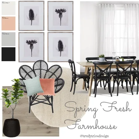 Spring farmhouse Interior Design Mood Board by trudytriesdesign on Style Sourcebook