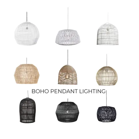 BOHO PENDANT LIGHTING Interior Design Mood Board by Steph Nereece on Style Sourcebook