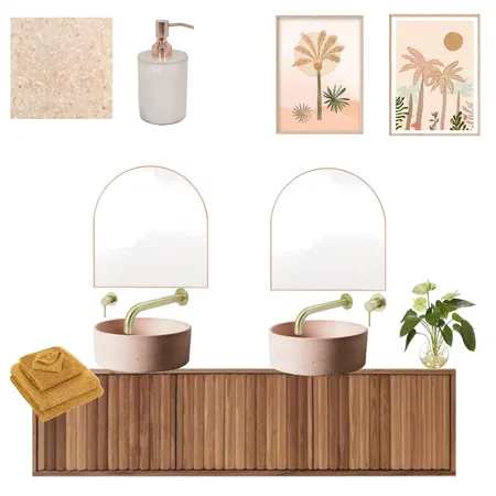 boho bathrooom Interior Design Mood Board by Bianca Carswell on Style Sourcebook