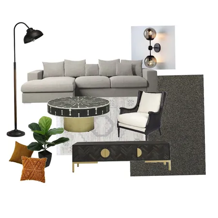 Media Room Interior Design Mood Board by Anita Ellis on Style Sourcebook