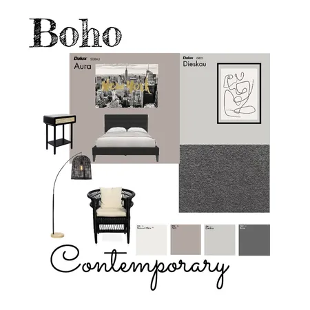 Boho / Contemporary Interior Design Mood Board by Danielle Bang on Style Sourcebook