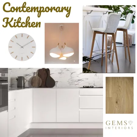 Contemporary Kitchen Interior Design Mood Board by Julianne Shelton on Style Sourcebook