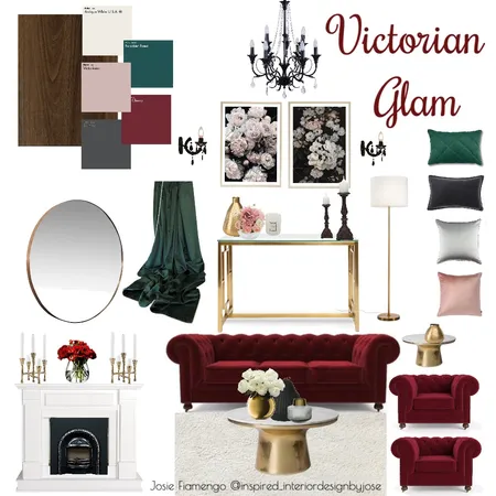 Victorian Glam Interior Design Mood Board by Inspired_interiordesignbyjose on Style Sourcebook