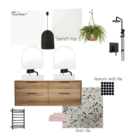 Bathroom natural tones with modern elements Interior Design Mood Board by sb1972 on Style Sourcebook