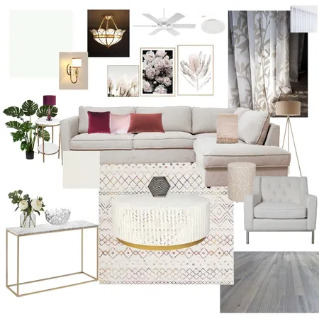 Living Room Sample Board Interior Design Mood Board by Interior Luxe by Farheen on Style Sourcebook