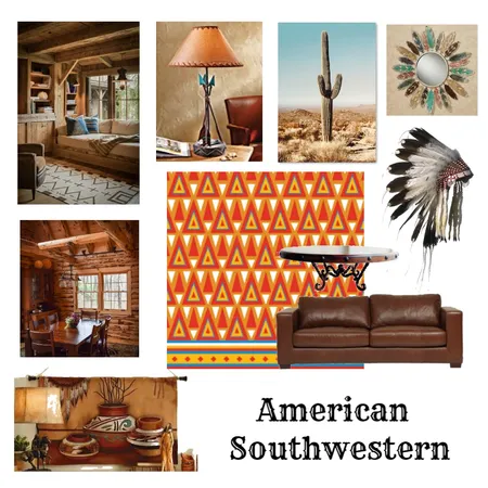 American Southwestern Interior Design Mood Board by Gia123 on Style Sourcebook