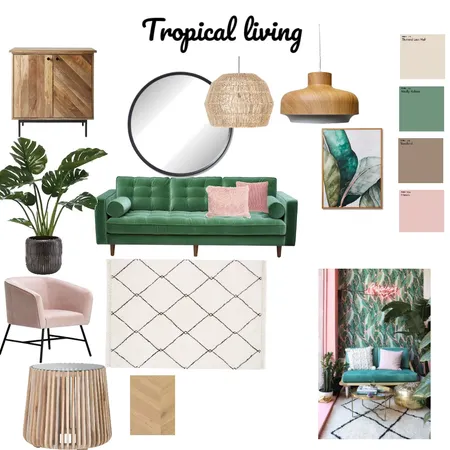 modern tropical Interior Design Mood Board by ruth kissos tyler on Style Sourcebook