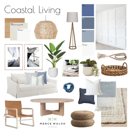 Coastal Living Interior Design Mood Board by Merce Walsh Interiors on Style Sourcebook