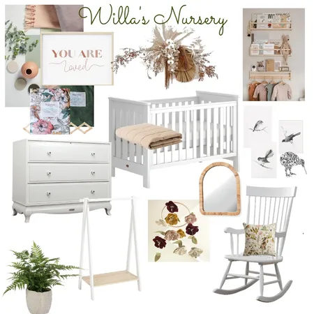 Willa's Nursery Interior Design Mood Board by Maven Interior Design on Style Sourcebook