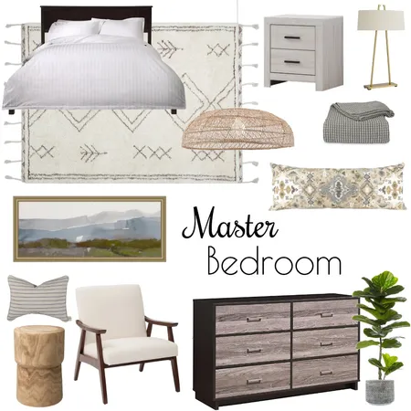 Master Bedroom Interior Design Mood Board by haleyjbrenneman on Style Sourcebook