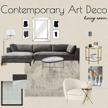 Flavia Deeley - Living room Interior Design Mood Board by RLInteriors on Style Sourcebook