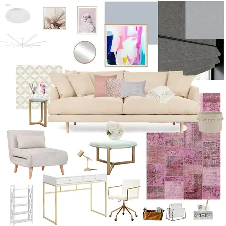 Study Room Sample Board Interior Design Mood Board by Interior Luxe by Farheen on Style Sourcebook