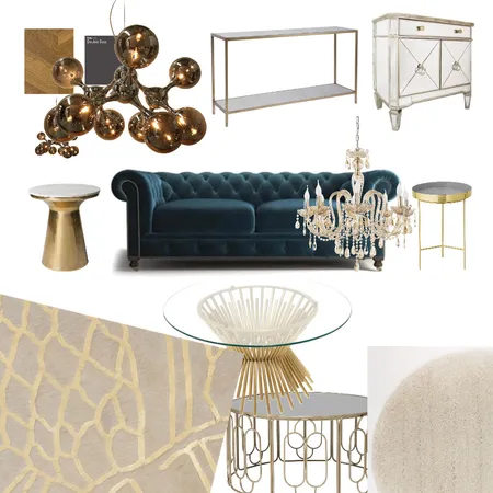 hollywood glam Interior Design Mood Board by Shelly Glendinning on Style Sourcebook