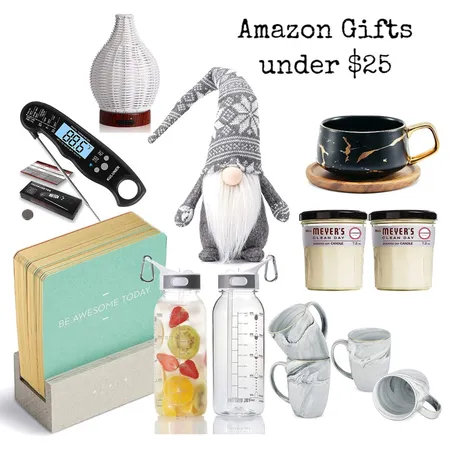 Amazon Gifts Under $25 Interior Design Mood Board by Twist My Armoire on Style Sourcebook