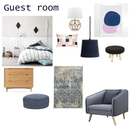 Guest room Interior Design Mood Board by Inspace Design on Style Sourcebook