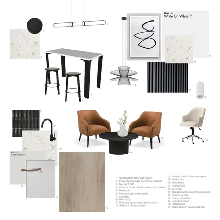 Oak and Ty Interiors Office Space Interior Design Mood Board by Renee Lancaster on Style Sourcebook