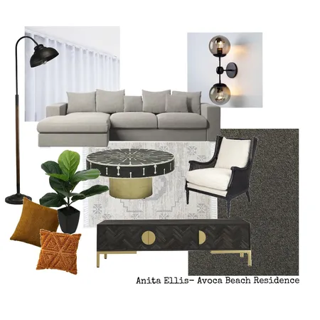 Media Room 3 Interior Design Mood Board by Anita Ellis on Style Sourcebook