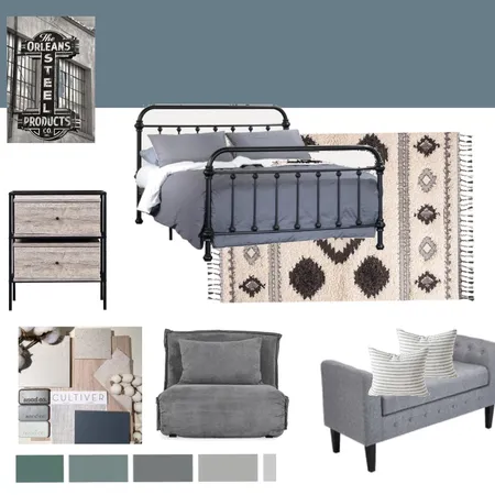 French industrial Interior Design Mood Board by Oleander & Finch Interiors on Style Sourcebook