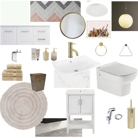 WC Sample Board Interior Design Mood Board by Interior Luxe by Farheen on Style Sourcebook