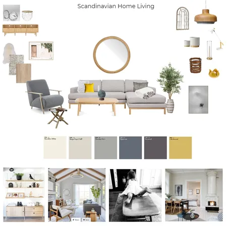 Scandinavian Home Living Interior Design Mood Board by Seal Interiors on Style Sourcebook
