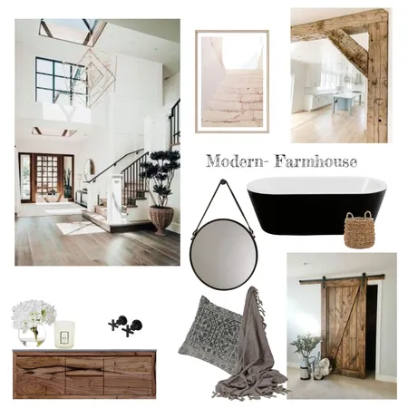 Modern- Farmhouse Interior Design Mood Board by Joanna Redfearn on Style Sourcebook