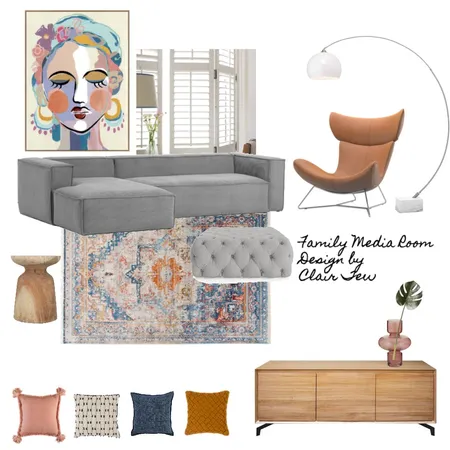 Media Room V2 Interior Design Mood Board by ClairTew on Style Sourcebook