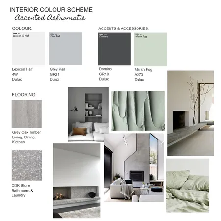 Chromatic Sage Colour Scheme Interior Design Mood Board by SALT SOL DESIGNS on Style Sourcebook