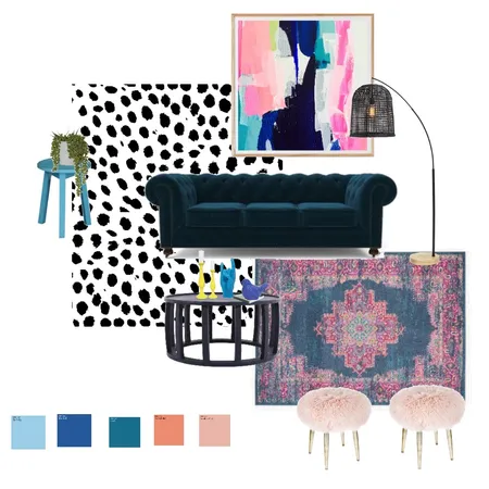 Eclectic Living Interior Design Mood Board by Liliana Mosquera on Style Sourcebook