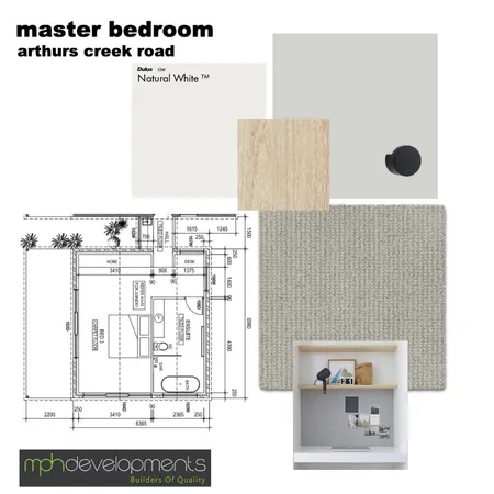master bedroom arthurs creek rd Interior Design Mood Board by Huug on Style Sourcebook
