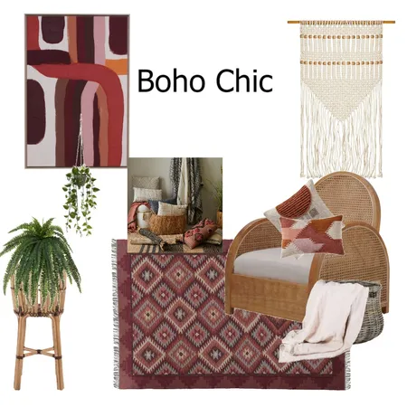 Boho Chic Interior Design Mood Board by Joanna Redfearn on Style Sourcebook