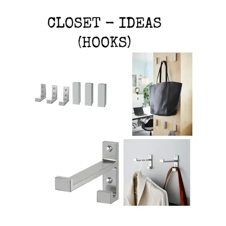CLOSET IDEAS (HOOKS) Interior Design Mood Board by Organised Design by Carla on Style Sourcebook