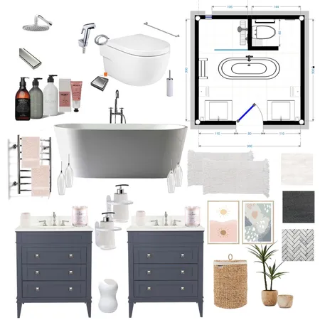mood board bathroom Interior Design Mood Board by salwa on Style Sourcebook