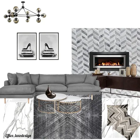 marble glam Interior Design Mood Board by Effies_luxedesign on Style Sourcebook