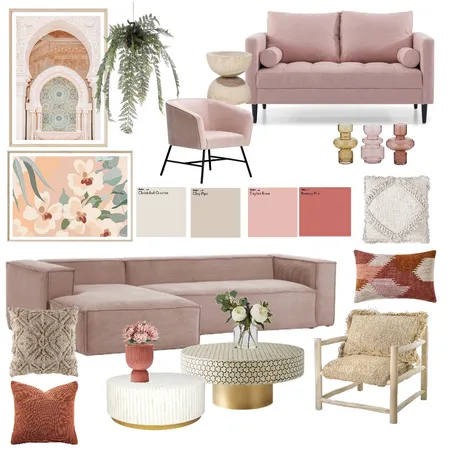 blush Interior Design Mood Board by Sempre Styling on Style Sourcebook