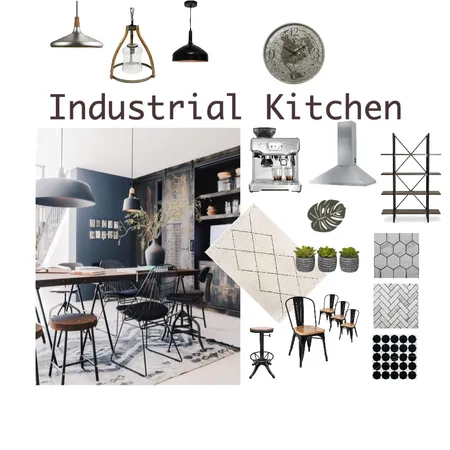 industrial kitchen Interior Design Mood Board by Johnna Ehmke on Style Sourcebook