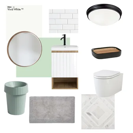 Module 9 toilet Interior Design Mood Board by kho5 on Style Sourcebook