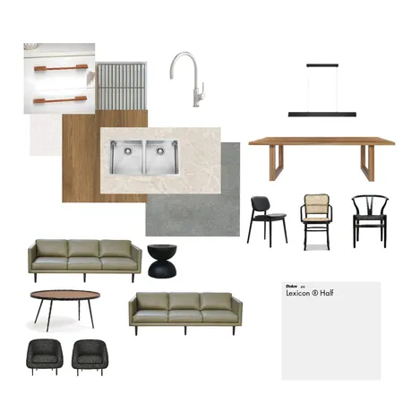 kitchen/living/dining Interior Design Mood Board by melpexton on Style Sourcebook