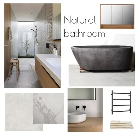 natural bathroom Interior Design Mood Board by leahgrennan on Style Sourcebook