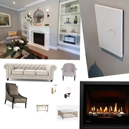Hampton’s fireplace Interior Design Mood Board by Monmooch on Style Sourcebook