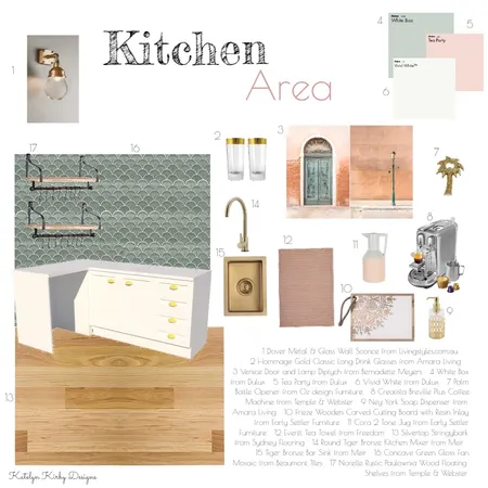 Kitchen Area for Office Interior Design Mood Board by Katelyn Kirby Interior Design on Style Sourcebook