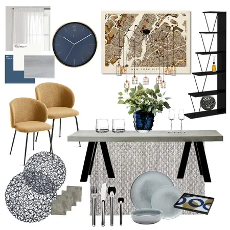 Dining room Interior Design Mood Board by AV Design on Style Sourcebook