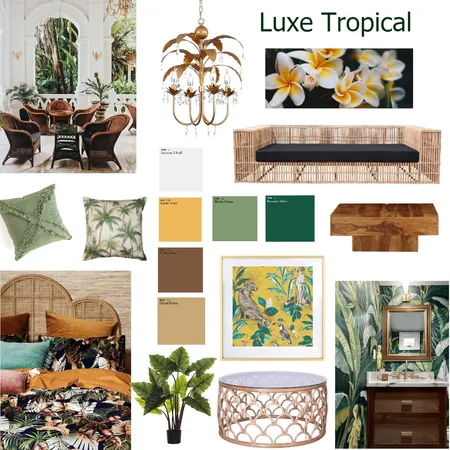 IDI module 3: Tropical Interior Design Mood Board by IsabellePurcell on Style Sourcebook