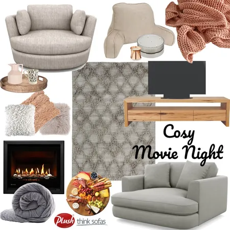Cosy Movie Night Interior Design Mood Board by belinda__brady on Style Sourcebook