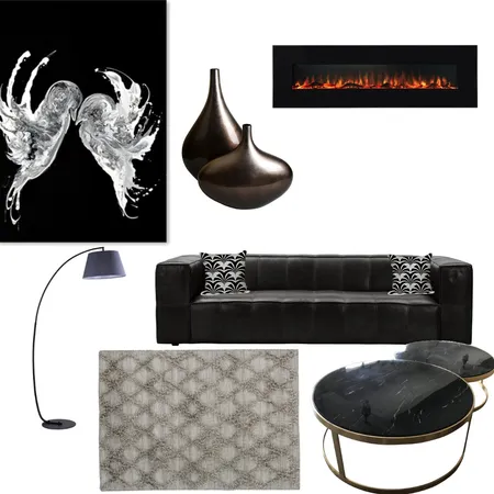 Dnevna black Interior Design Mood Board by zizica on Style Sourcebook
