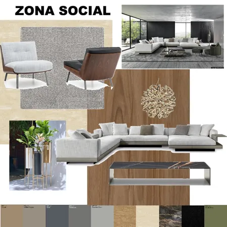 SALA CASA 8 Interior Design Mood Board by DIANA on Style Sourcebook