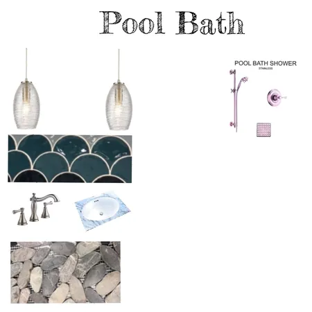 Pool bath Interior Design Mood Board by KerriBrown on Style Sourcebook