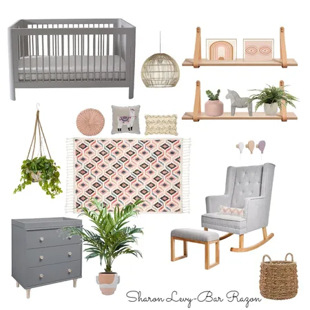 Unisex Baby Room Interior Design Mood Board by SHARON  LEVY BAR RAZON on Style Sourcebook